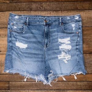 American Eagle Jean Shorts - Hi-Rise Shortie - Size 18